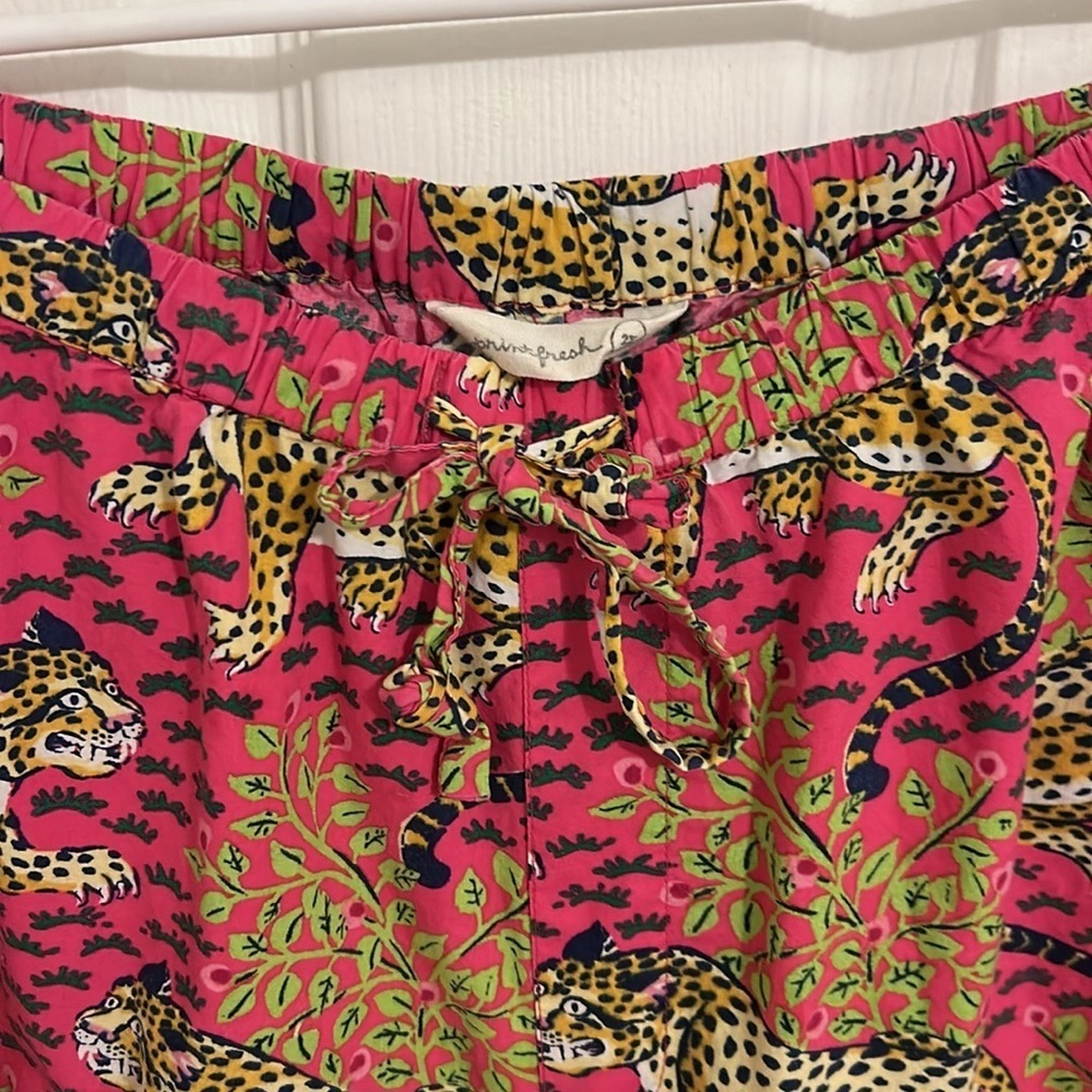 Printfresh Bagheera Sleep Shorts Hot Pink Leopard Print Size 2X - Picture 5 of 12